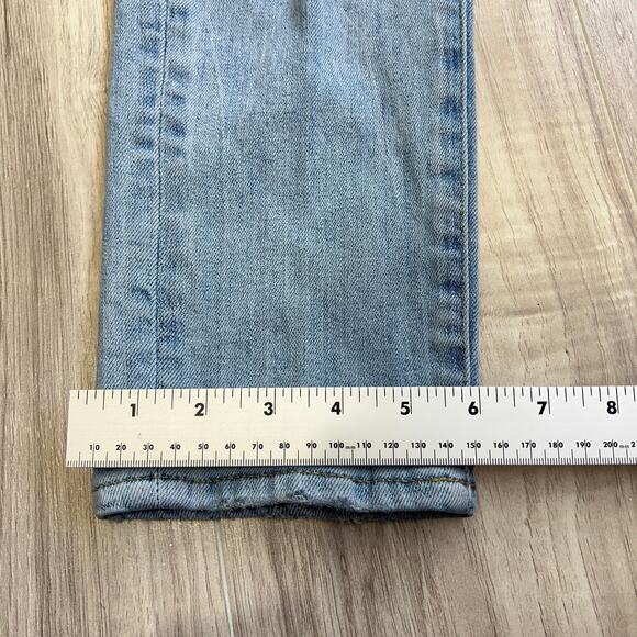 American Eagle Next Level Stretch Skinny Distressed Blue Jeans Size W28 L28 - Picture 5 of 12